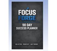 90 Day Success System: Goal Setting, Productivity Planner, Habit Tracker, Daily Log, Weekly Reviews, Sleep Tracker, 30-60-90 Day Reset, Action Planning Workbook