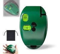 90 Degree Electronic Red Light Scale, Red Light Level, Green Self Leveling Cross Line RedLight Level with Horizontal and Vertical Lines,Protable for Construction (Green)