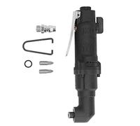 90 Degree Pneumatic Screwdriver, Right Angle Air Screwdriver with Reversible Function, 25N·m High Torque, Alloy Steel Integrated Body, 1/4in Drive for Furniture Assembly and Repair (Stile giapponese)