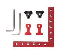 90 Degree Positioning Squares | Aluminum Alloy Woodworking Corner Clamp Tool for Picture Frames/Cabinets/Drawers | Measuring Ruler & Angle Jig (Style 5)
