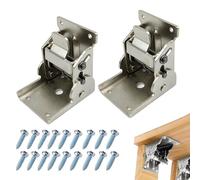 90 Degrees Self-locking Folding Hinge Invisible Connector, Self-Locking Folding Hinge - Heavy-Duty Folding Table Leg Hinge Bracket with Large Load-Bearing Capacity for Retail