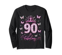 90 e favoloso, donne di 90 anni, festa per il 90° compleanno Maglia a Manica