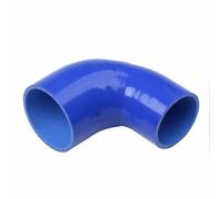 90 gradi 57-70mm gomito gomito riduttore in silicone accoppiatore tubo flessibile rinforzato a 3 strati turbo/intercooler/tubo di aspirazione tubi idraulici industriali (57-70mm, blu)