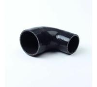 90 gradi 64-76mm gomito gomito riduttore in silicone accoppiatore tubo flessibile rinforzato a 3 strati turbo/intercooler/tubo di aspirazione tubi idraulici industriali (64-76mm, nero)