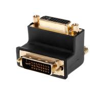 90 Gradi ad Angolo Retto DVI 24+5 D Dvi-I Digitale Dual Link Maschio A Adapter