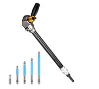 90 gradi angolato Drill Bit | Non--Slip Carbon Steel Precise Compact Drill | Adattatore per trapano angolato per appassionati di fai da te, trapani elettrici, accessori per trapani senza fili