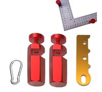 90 Gradi,Calibro Angolare Di Montaggio | Multifunzionale con Ausiliario per Assemblaggio di Mobili e Lavori di Lavorazione del Legno a Casa