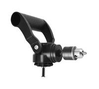 90 gradi Drill Adapter, Multifunctional Drilling Attachments, 4,72 x 3,94 pollici Black Right Angle Attachment, Stright Spaces, Metal Chuck Adapter for All Electric Drills and Screwdrivers Use