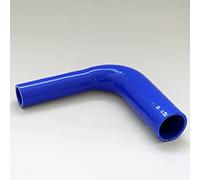 90 gradi rinforzate in silicone riduttore tubo a gomito per turbo o refrigerante ID: 80 mm > 70 mm - blu