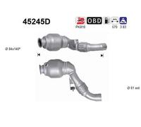 90 KW 122 CV CATALIZZATORE PER BMW 3 E90 318d