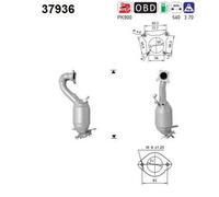 90 KW 122 CV CATALIZZATORE PER VW EOS 1F7, 1F8 1.4 TSI