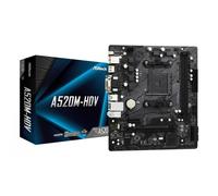 Asrock Am4 A520m-hdv One Size Black / Silver