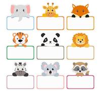 90 PCS Etichette Adesive Scuola Adesivi Nome Personalizzato