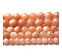 90 perline di pietra solare naturali AAA da 4 mm, rotonde sfuse per la creazione di gioielli, pietra energetica di cristallo, potere curativo, fai da te (perle di sole, 4 mm)