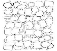90 Pezzi Adesivi di Carta per Dialogo, Autoadesivo Adesivi Scrapbooking, Etichette con Nome, Stickers Vintage in PET, per DIY Giornali, Album, Computer Portatile, Biglietti Di Auguri