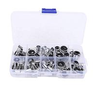 90 Pezzi Anelli Guida Pesca Ceramica Acciaio Inossidabile per Canna da Pesca - 9 Taglie Occhi Guida Riparazione Manutenzione Accessori Linea Pesca Attrezzatura Pesca