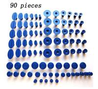 90 Pezzi Auto Paintless Dent Riparazione Strumento Puller Blue-Tabs Ding Lifter
