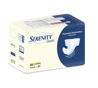 SERENITY PANNOLONI CLASSIC EXTRA TAGLIA LARGE 4 CONFEZIONI DA 30 PEZZI