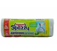 90 SACCHI BUSTE IMMONDIZIA SPAZZATURA 52X54 28LT TRASPARENTE FRAG.LIMONE DOMOPAK