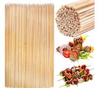 90 STUZZICADENTI IN BAMBOO 30cm LUNGHI aperitivo spiedini salatini LEGNO Bambù