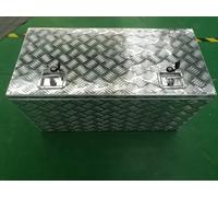90 x 46 x 46 cm, in alluminio con piastra a scacchiera per pick-up camion, baule sotto il letto, cassapanca per camion e furgoni e serratura 91,4 x 45,7 cm