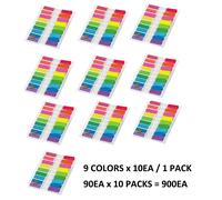 900 Bandiere (confezione da 90 x 10) 3M Post-it Flag Index Tab 1/4 x 1-3/4" 6...
