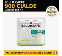 900 Cialde Caffè Lollo Carta Filtro Ese 44 DEK Decaffeinato