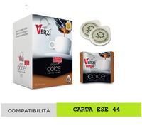 900 Cialde in Carta Verzì Miscela Aroma Dolce Filtro ESE 44 MM Originali Verzi