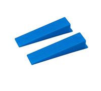 900 cunei riutilizzabili per sistema di livellamento piastrelle, compatibili con distanziatori da 3.0mm, 1.5mm, 2mm, 1mm, strumento di livellamento per posa precisa (900 pezzi, blu)
