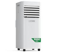 9000 BTU Condizionatore Portatile, LEENON 4 in 1 Climatizzatore portatile, Deumidificatore, Ventilatore e Modalità Notte, 2.6KW Aria Condizionata mit Telecomando, Timer 24H, Kit di Installazione, 33㎡