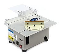 9000 giri/min, mini sega circolare da tavolo, elettrica fai da te, lama da 1,5 - 10 mm, regolabile in altezza per taglio, lucidatura, incisione, perforazione 24 x 20 x 13 cm