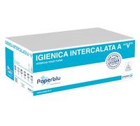 9000 pezzi - carta igienica interfogliata 10,7cm X 21cm confezionata singolarmente