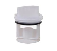 9000969315 Coperchio del filtro della pompa di scarico della biancheria, compatibile con Siemens, compatibile con Bosch, lavatrice a tamburo IQ500 IQ300 IQ700(White)