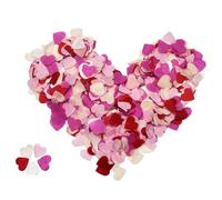 9000PCS Coriandoli Biodegradabili a Forma di Cuore 2.5cm Rosa Pesca, 75g - Decorazioni per Matrimoni, Feste, Promesse, San Valentino, Petali da Lanciare