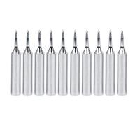 900M - T - 1C Soldering Iron Tips 10Pcs | Lead - Without High Temp Enduring Copper Tip Replacement | Compatible for Soldering Stations/Electronics Repair/PCB Welding