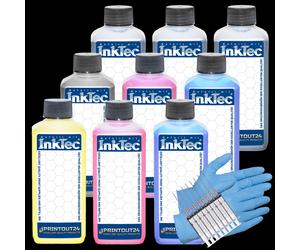 900ml Inktec Inchiostro Ricarica Refill per Canon Pro9000 Mark 2 Cli 8R 8G