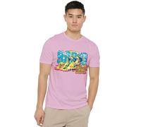 90210 Beach Babes T Shirt, Pink, Rosa, L Unisex-Adulto