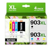 903XL 903 XL Cartucce d'inchiostro compatibili con HP 903XL Multipack per HP OfficeJet 6950 6960 OfficeJet Pro 6960 6970, Nero Ciano Magenta Giallo
