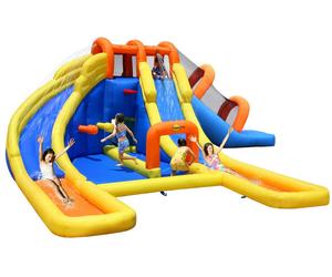 9045 Gonfiabile Parco acquatico è il più grande e completo con tre scivoli, ar