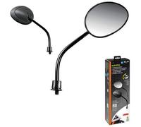 90487 COPPIA SPECCHIETTI RETROVISORI MANUBRIO COMPATIBILE CON DUCATI MONSTER 600 DARK OMOLOGATI SPECCHI CROSS ENDURO UNIVERSALI MOTO MOTOCICLETTA