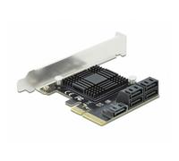 DELOCK 90498 - PCIe x4 > 5 SATA, basso profilo