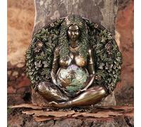 90506 MOTHER EARTH BRONZE WALL PLAQUE