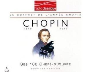 9054193 Audio Cd Fryderyk Chopin - Ses 100 Plus Grands Chefs-d'oeuvre (6 Cd)