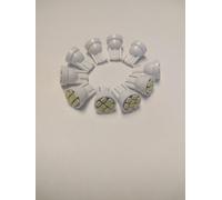 906 Flasher LED 10 Luce Lampadine Lampeggiatore Bianco 8 SMD Chiaro 12v Flipper