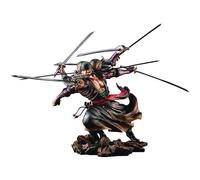 Megahouse Roronoa Zoro Wa Maximum Portrait Of Pirate Demon Spirit Kyuutou-ryuu Asura One Piece Figure 17 Cm Grigio