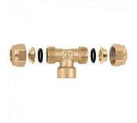906842 Raccordo a tee femmina 1/2 F - 12 CALEFFI