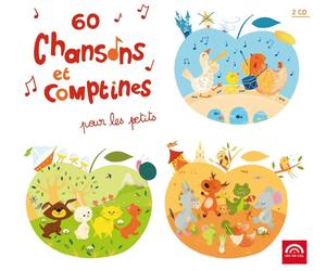 9071950 Audio Cd 60 Chansons Et Comptines Pour Les Petits / Various (2 Cd)