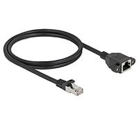 90775 Prolunga Ethernet S/FTP Cat: 6a RJ45 Femmina, Connettore RJ45 DELOCK
