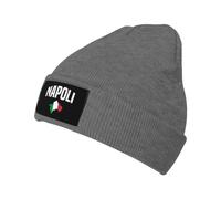 908 Donna Uomo Berretto Running Napoli Italia Bandiera Italiana Berretti in Maglia Comodo Berretto Invernale Antivento Cappello in Maglia per Arrampicata attività All'Aperto Inverno