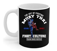 908 Tazza Mug In Ceramica Tazze Da Tè Di Caffè Idea Regalo Natale 330ml Muay Thai Fighter - L'Arte Di Combattere La Muay Thai Boxe